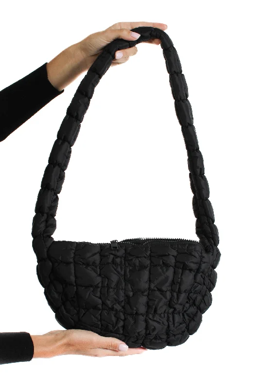 Effortless Style, Endless Impact Quilt Black Bag