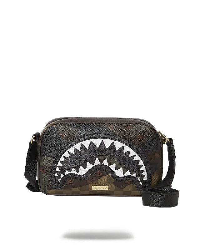 Flash Sale Starts Sprayground Bag CAMO BRANDED MURSE BAG   Brown