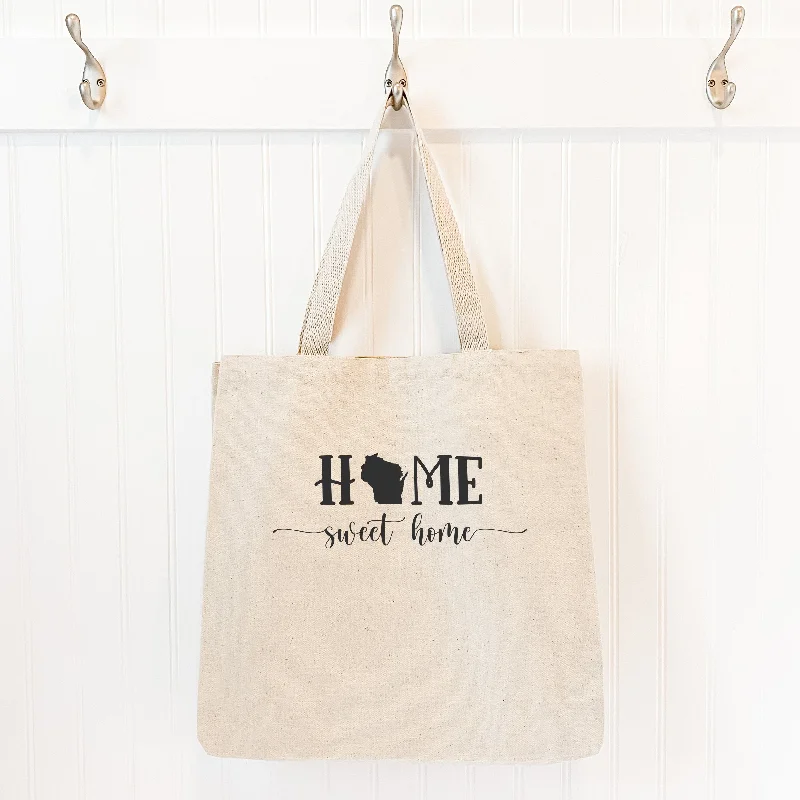 Inspired Bags For Affordable Luxury Home Sweet Home (with State) - Canvas Tote Bag