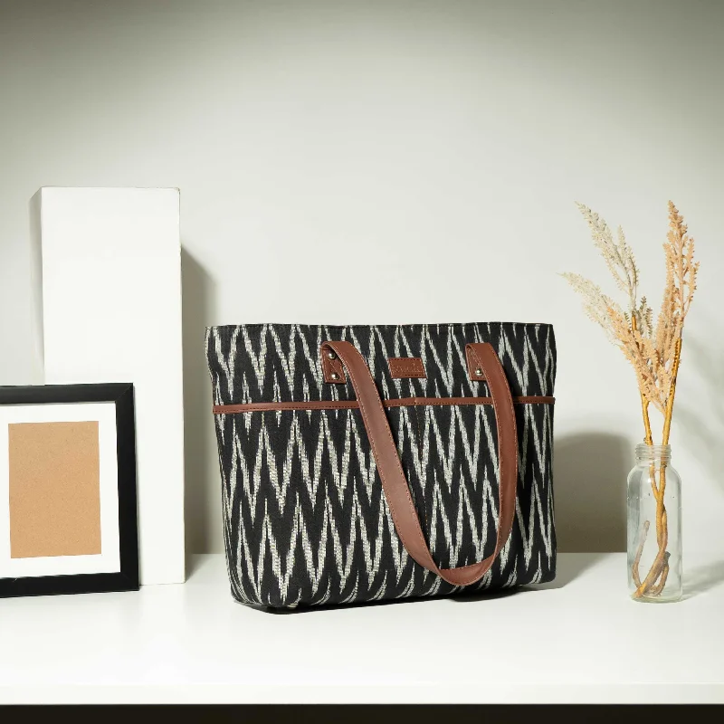 Holiday Gift Bags For Christmas Ikat Wave Tote Bag