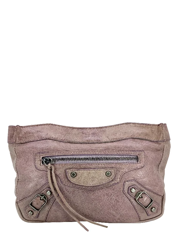 Luxury Bags With Premium Materials And Craftsmanship BALENCIAGA Chevre Classic Porte Toilette Makeup Clutch Luxury Bags With Premium Materials And Craftsmanship BALENCIAGA Chevre Classic Porte Toilette Makeup Clutch