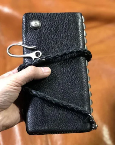Lightweight Bags For Senior Travelers Genuine Leather Mens Cool Biker Chain Wallet Long Leather Wallet Clutch Wristlet Wallet for Men Lightweight Bags For Senior Travelers Genuine Leather Mens Cool Biker Chain Wallet Long Leather Wallet Clutch Wristlet Wallet for Men