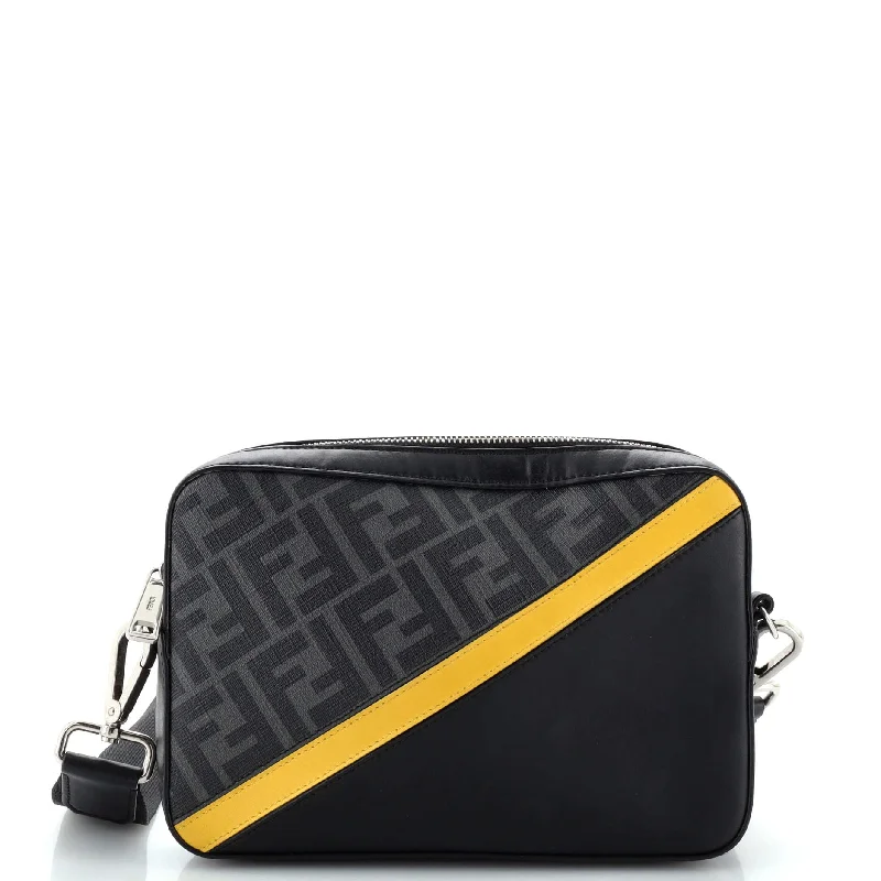 Stylish Yet Affordable Bags Camera Case Bag Zucca Coated Canvas and Leather Small