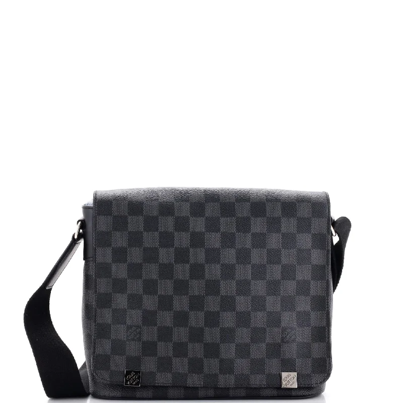 Minimalist Bags For Clean And Modern Aesthetics District NM Messenger Bag Damier Graphite PM Minimalist Bags For Clean And Modern Aesthetics District NM Messenger Bag Damier Graphite PM