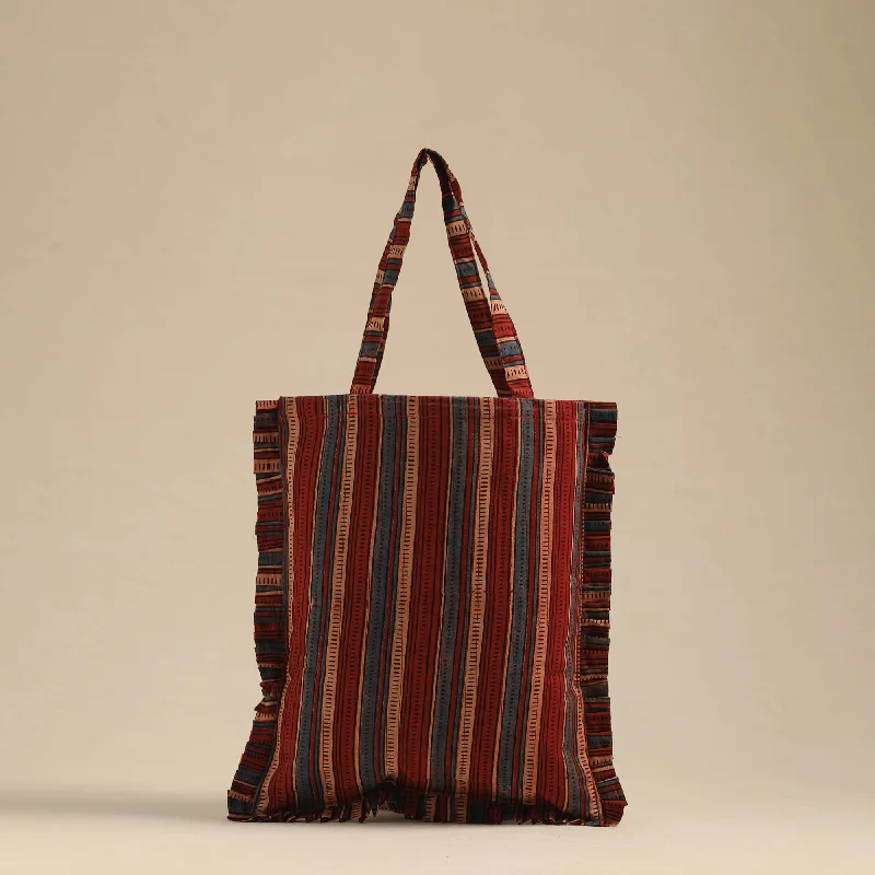 Genuine Bags On Clearance Sale Handcrafted Cotton Frill Jhola Bag 05