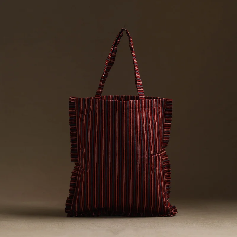 Seasonal Clearance Bags For Summer, Winter, Etc. Handcrafted Cotton Frill Jhola Bag 22 Seasonal Clearance Bags For Summer, Winter, Etc. Handcrafted Cotton Frill Jhola Bag 22