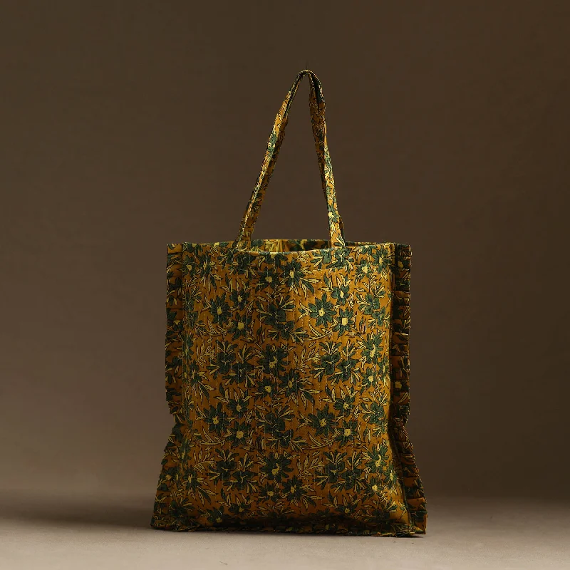 Bold Fashionistas Handcrafted Cotton Frill Jhola Bag 40