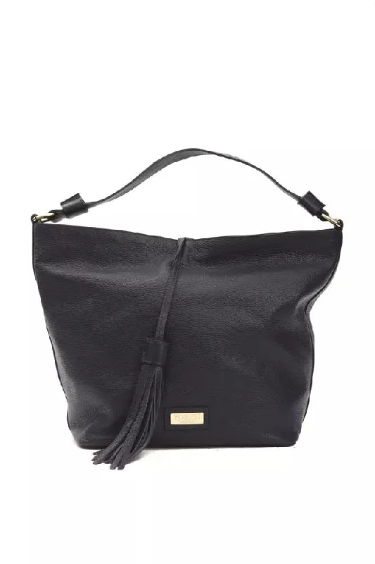 Chic And Clearance-Priced Tote Bags Pompei Donatella Chic Leather Shoulder Bag with Logo Women's Detailing Chic And Clearance-Priced Tote Bags Pompei Donatella Chic Leather Shoulder Bag with Logo Women's Detailing